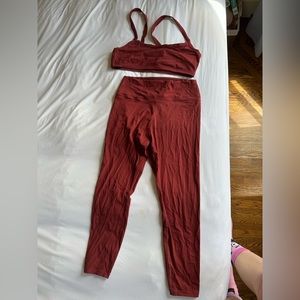 Onia Legging and Sports Bra Set